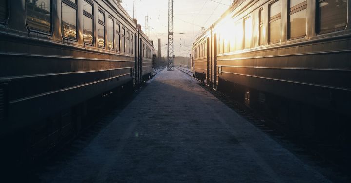Train - Train During Golden Hour