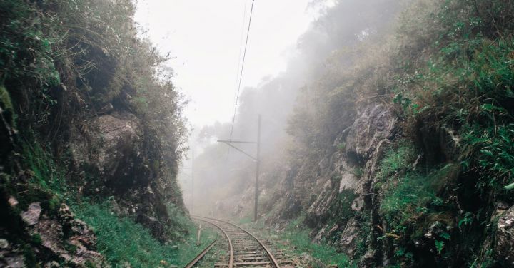 Railroad - Photo of Railway With Fog