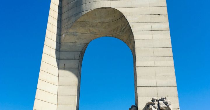 World War - Clear Sky over Second World War Memorial