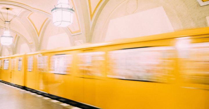 Railway Tunnel - Yellow Train