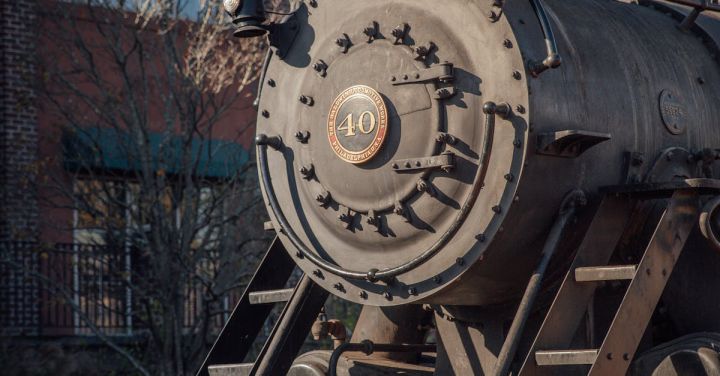 Steam Engine - Part of old steam locomotive