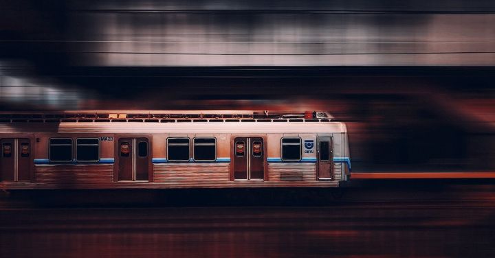 Train - Train in Blurred Motion